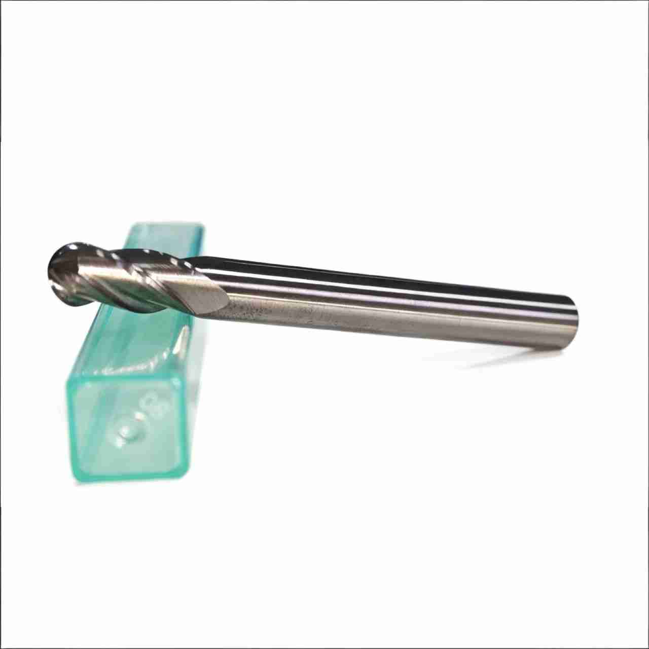 4-Flute Straight Shank Ball Nose End Mill