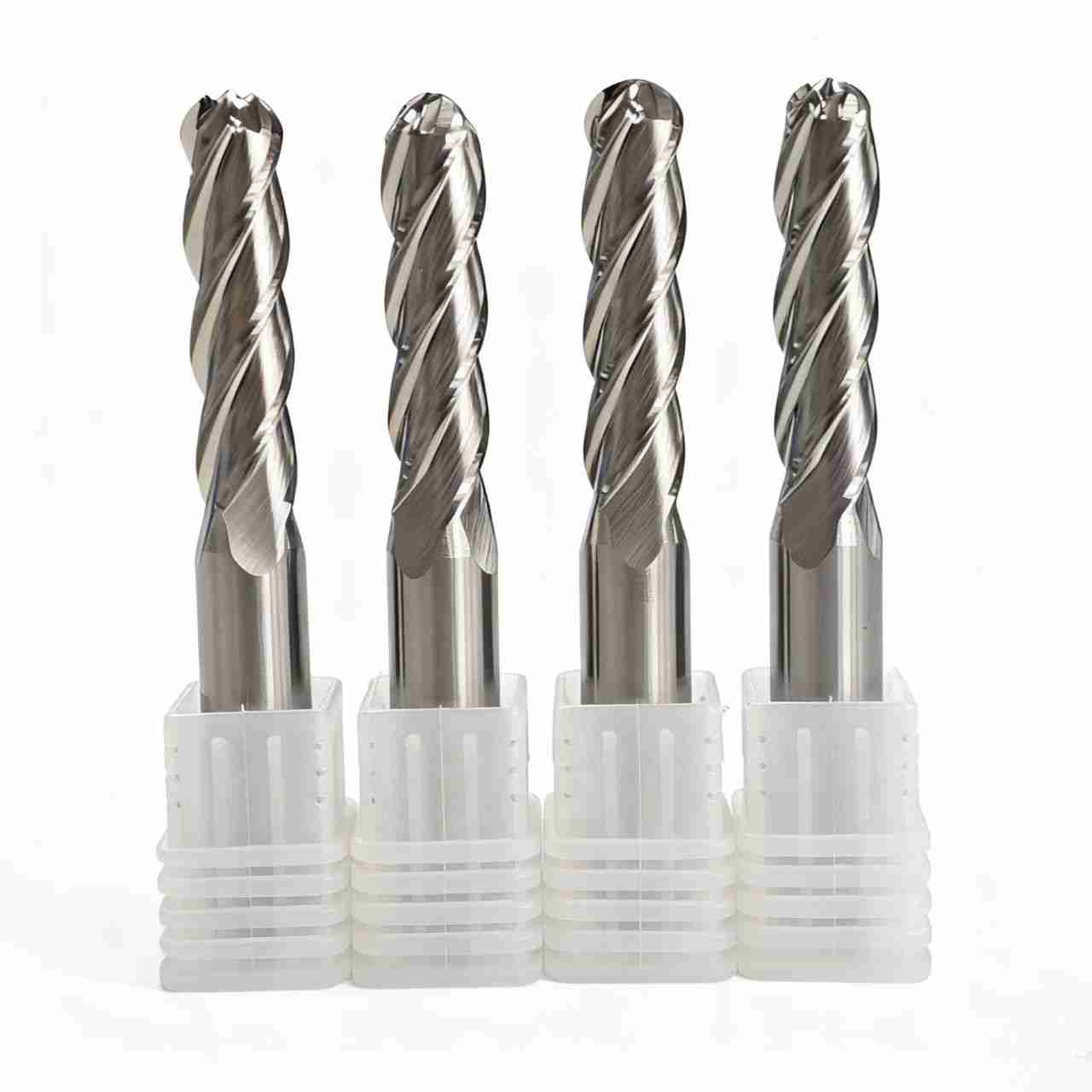 High-performance Four Blade Ball End Mill