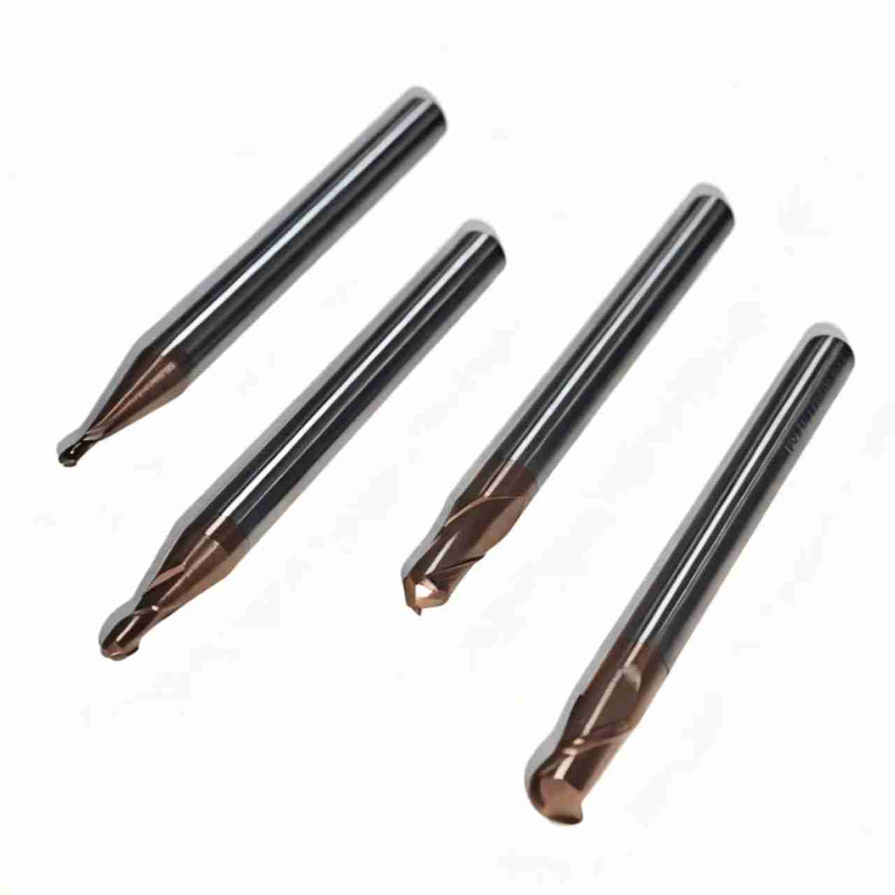 High-performance Two Blade Long Shank Ball End Mill