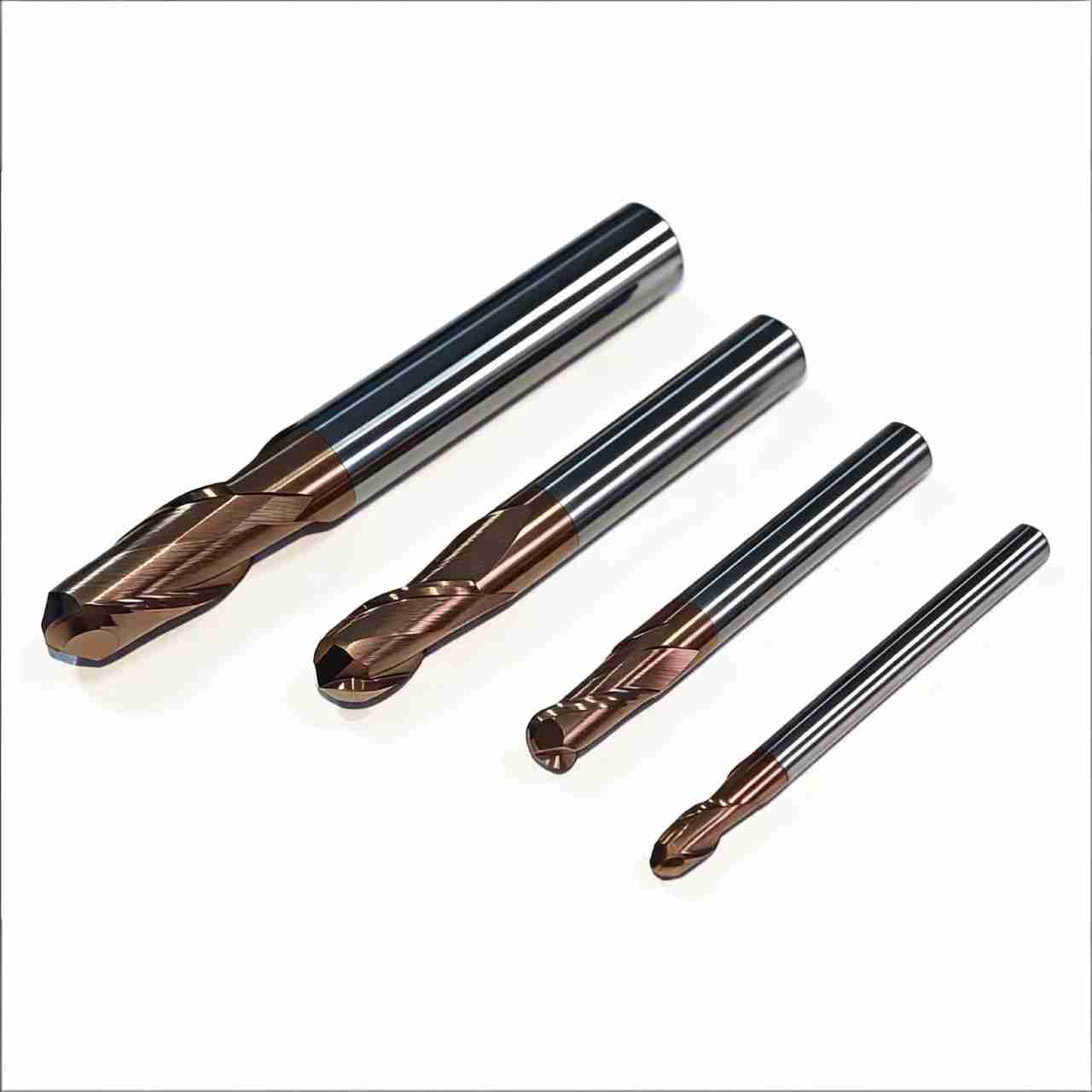 Hard Material Specific Two Blade Ball End Mill