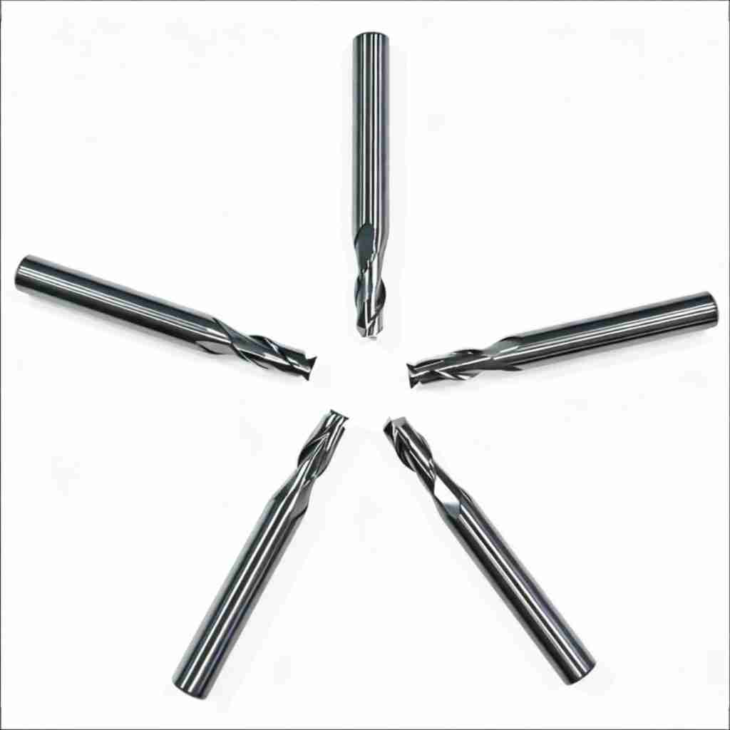 2 flute solid carbide square end mill