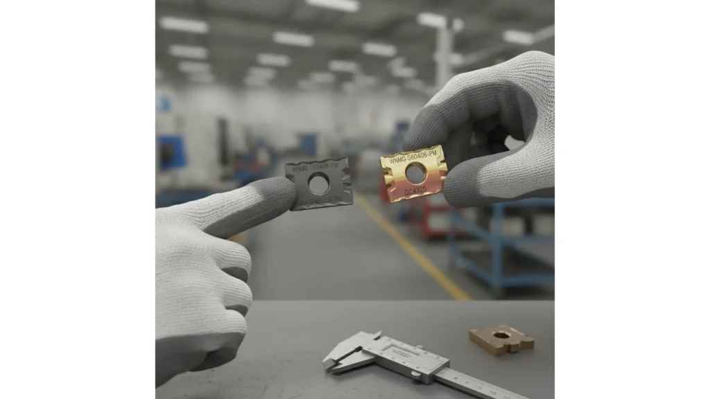 Does iso 1832 specify carbide grade or coating information illustration